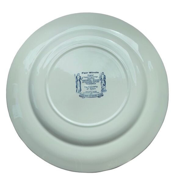 Alfred Meakin 1970’s Friendship of Salem Fair Winds Collectible Plate 10.5” #5 - Picture 3 of 16
